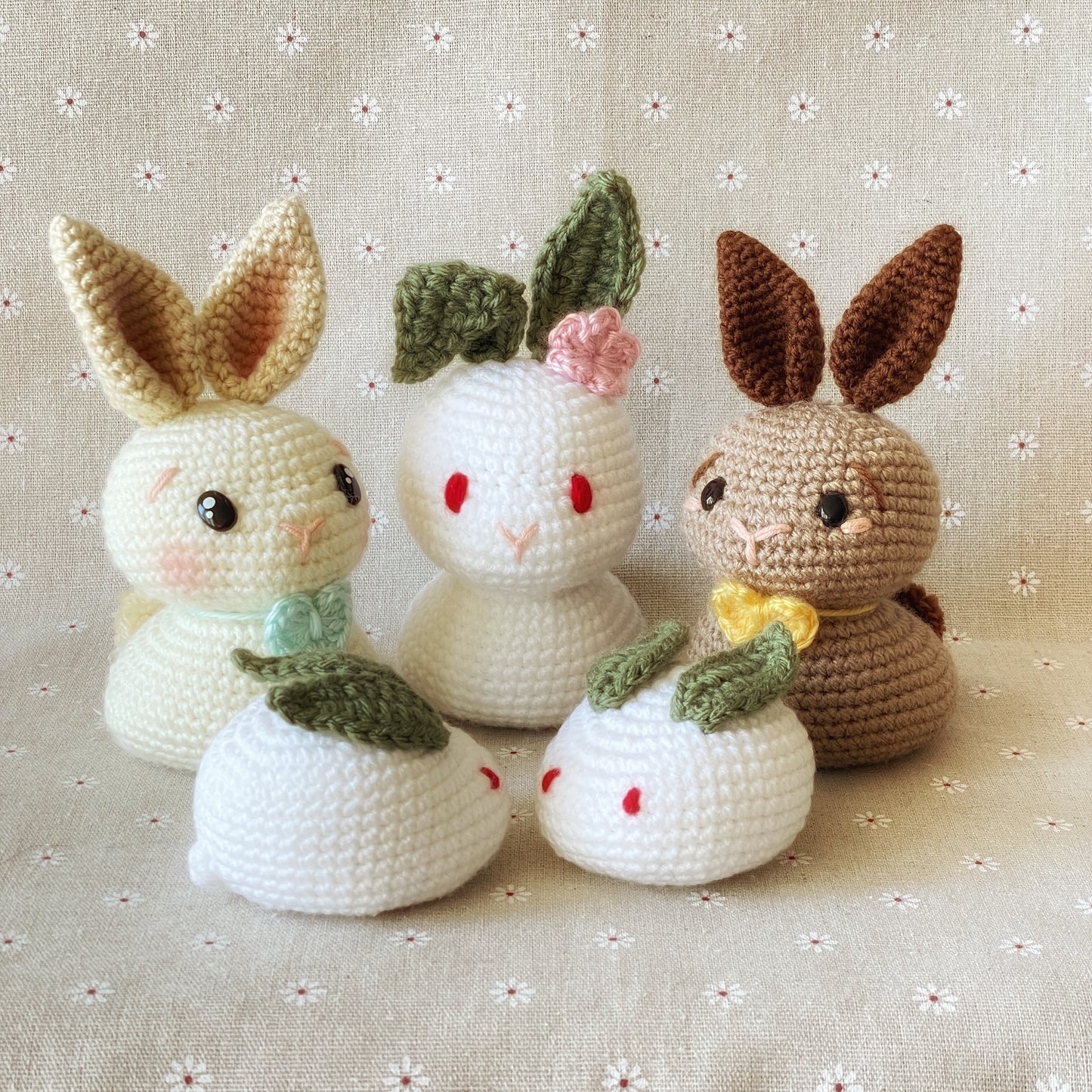 Yuki Usagi ~The Snow Rabbit and the Bunny Gang~ DIGITAL CROCHET PATTERN