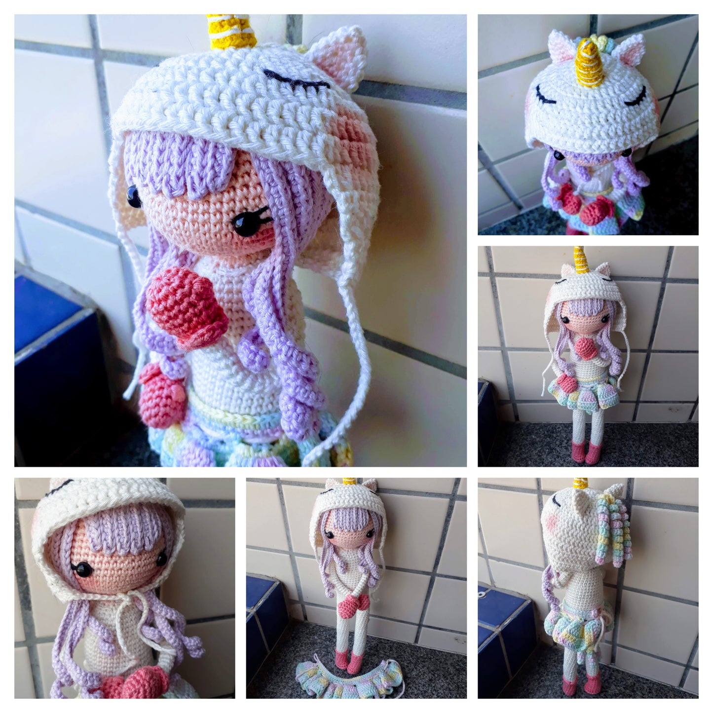 Babi, the Unicorn Lady DIGITAL CROCHET PATTERN