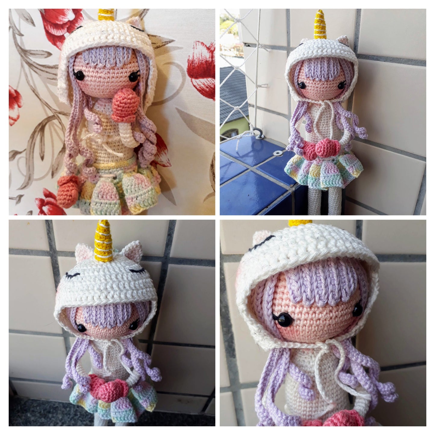 Babi, the Unicorn Lady DIGITAL CROCHET PATTERN