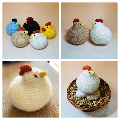 The Chonkiest Chickens of the Valley DIGITAL CROCHET PATTERN