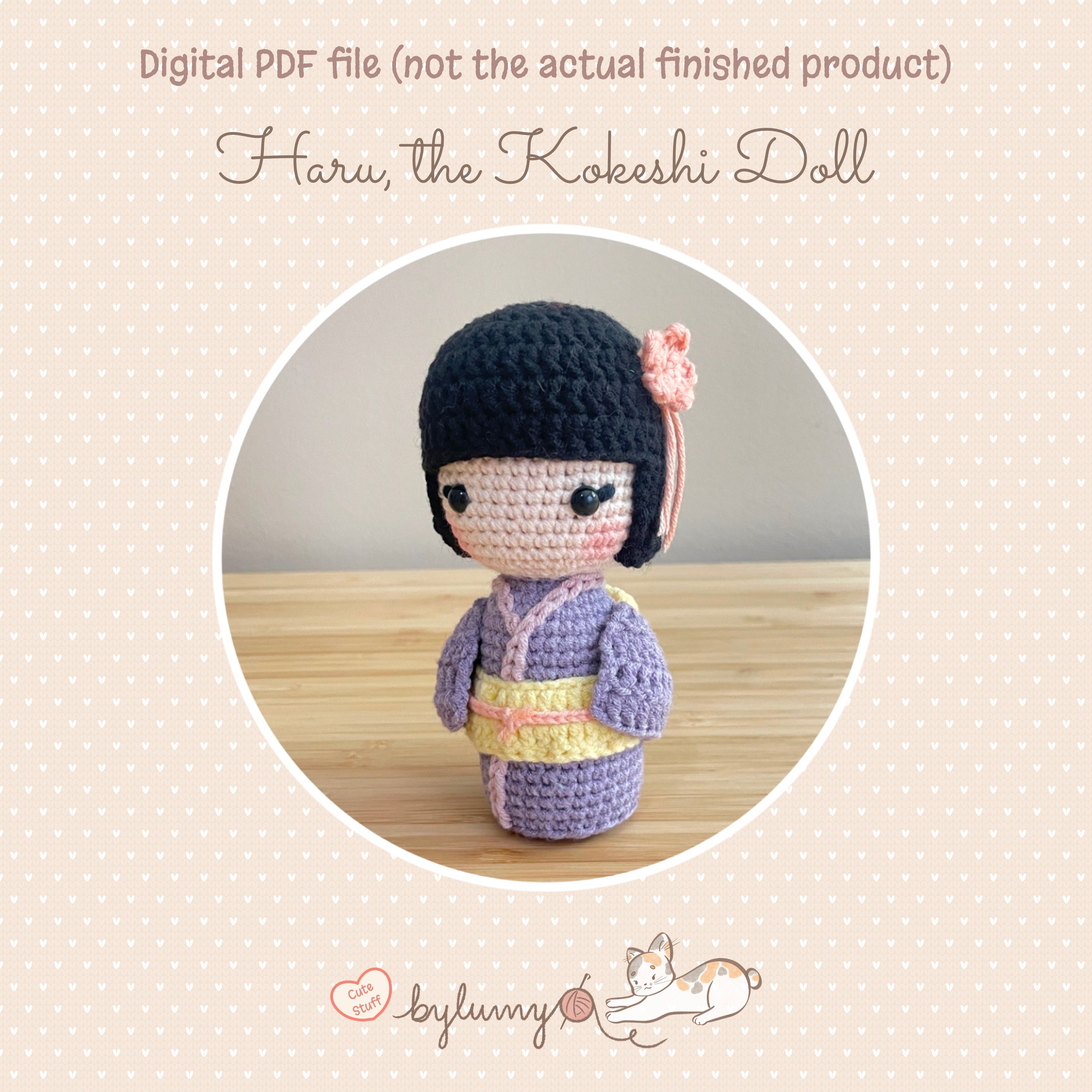 Kokeshi 2024 doll crochet