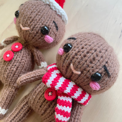 Gingerbread Cookie KNITTED DOLLS