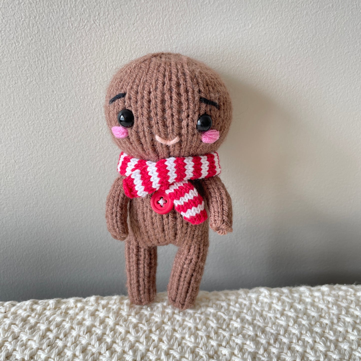 Gingerbread Cookie KNITTED DOLLS