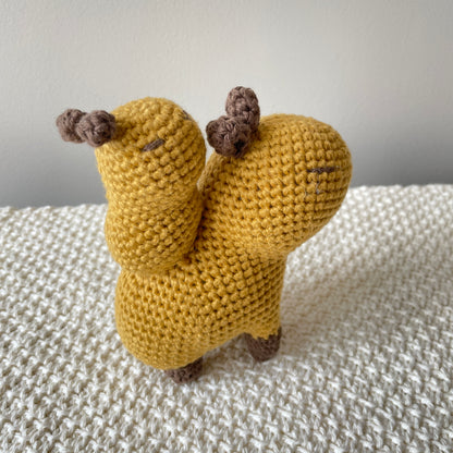 Capybara Mom & Baby CROCHET PLUSH