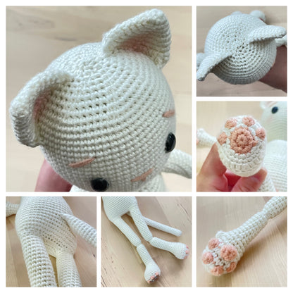 Mia the Cat CROCHET DOLL